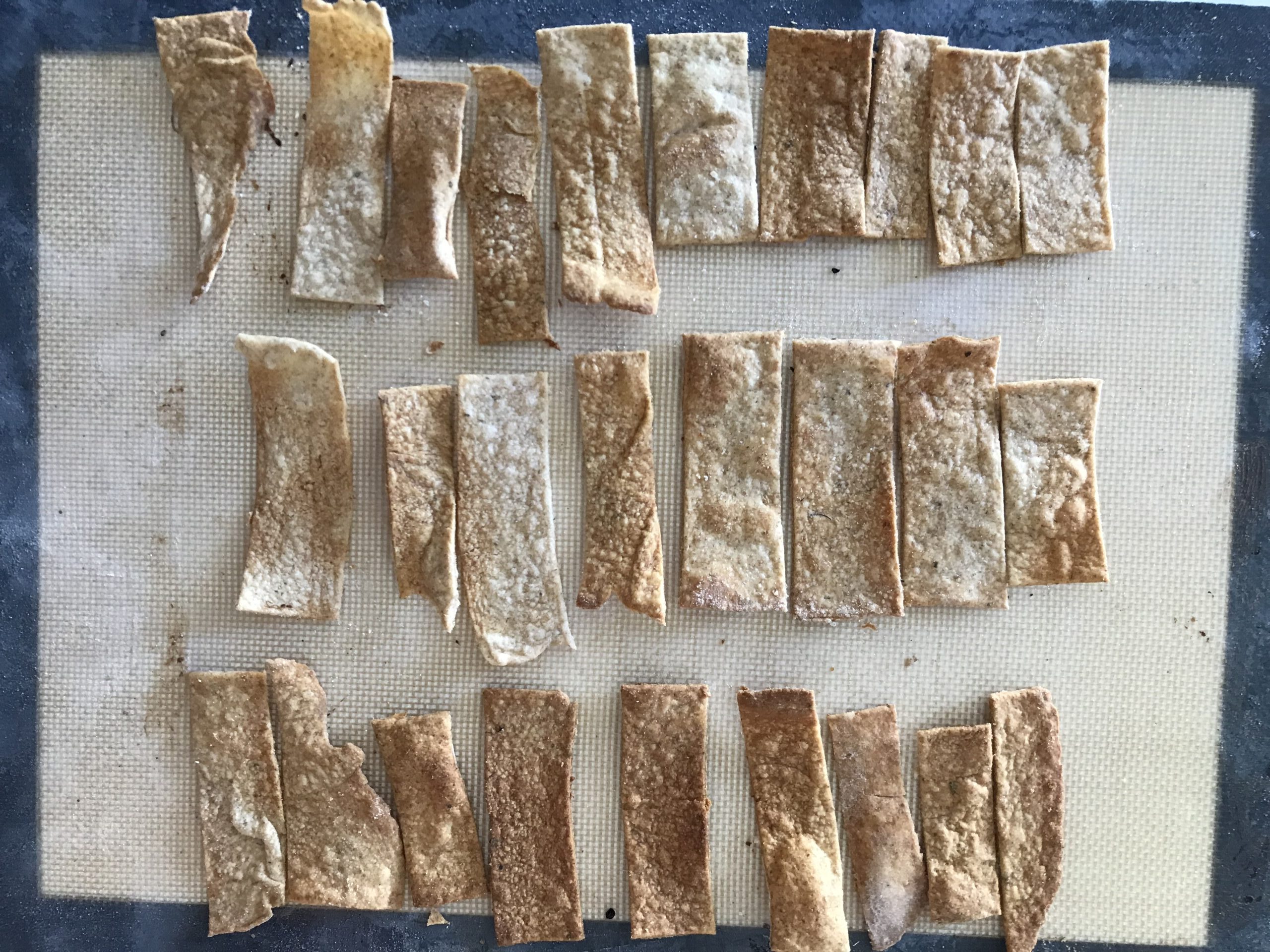 Sourdough discard crackers